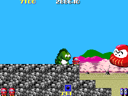 Screenshot of Rad Action (Arcade, 1987) - MobyGames