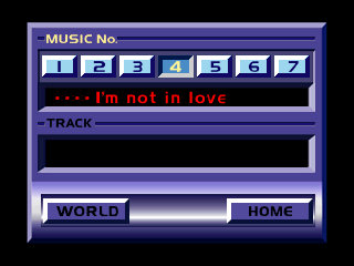 Gaball Screen (PlayStation) screenshot: You are not in love