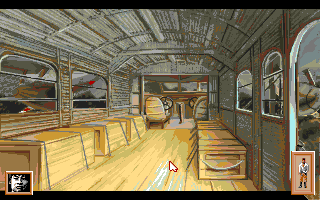 Heart of China (Amiga) screenshot: Your airplane.