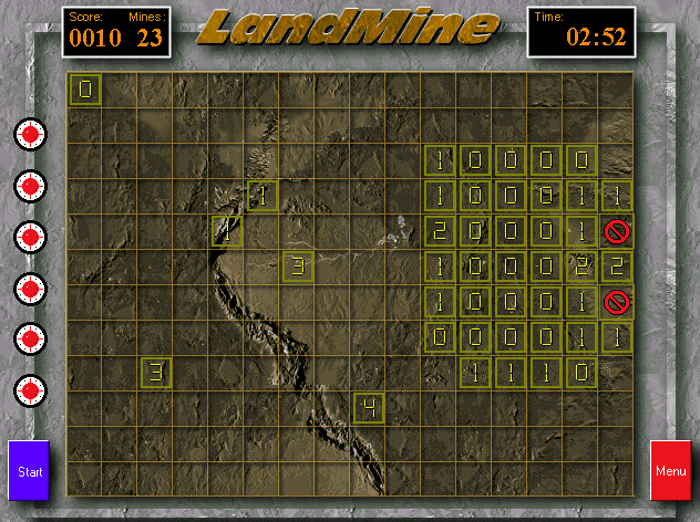 Screenshot of Landmine (Windows, 1995) - MobyGames