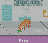 Barbie: Pet Rescue (Game Boy Color) screenshot: Feeding the fox