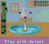 Barbie: Pet Rescue (Game Boy Color) screenshot: A bunny on top condition