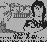 Kingdom Crusade (Game Boy) screenshot: Title screen