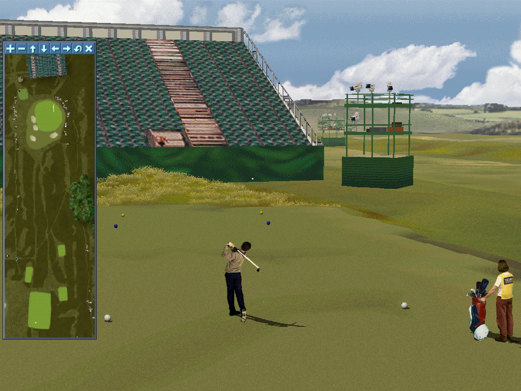 British Open Championship Golf (Windows) screenshot: Fore! (totally not cliché)
