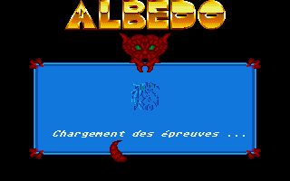 Albedo (Amiga) screenshot: Loading screen