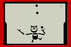 Imakuni? no Ball (Game Boy Advance) screenshot: I juggled one.