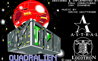 Quadralien (Amiga) screenshot: Loading screen