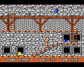 Wizards Castle (Amiga) screenshot: That's a pacman?