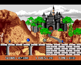 Wizards Castle (Amiga) screenshot: The castle