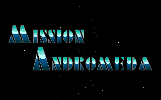 Andromeda Mission (Amiga) screenshot: Title screen