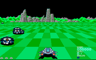Andromeda Mission (Amiga) screenshot: Game start