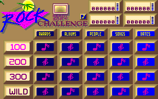 Rock Challenge (Amiga) screenshot: Game start