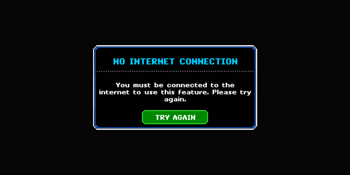 Streets of Rage 2 (Android) screenshot: The game requests internet connection