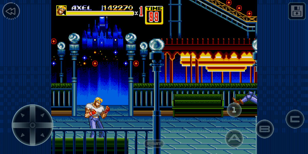 Streets of Rage 2 (Android) screenshot: Stage 3
