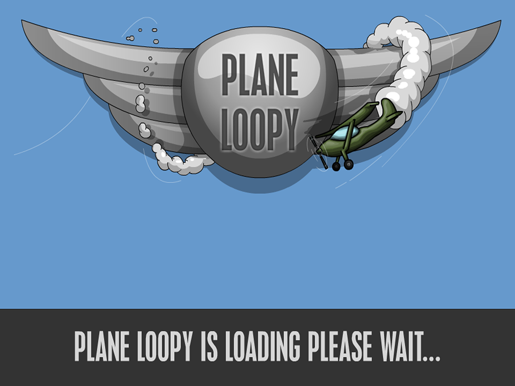 Plane Loopy (iPad) screenshot: Loading screen