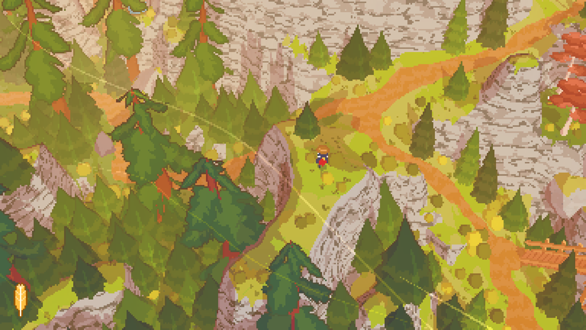 A Short Hike (Windows) screenshot: Zoomed out view
