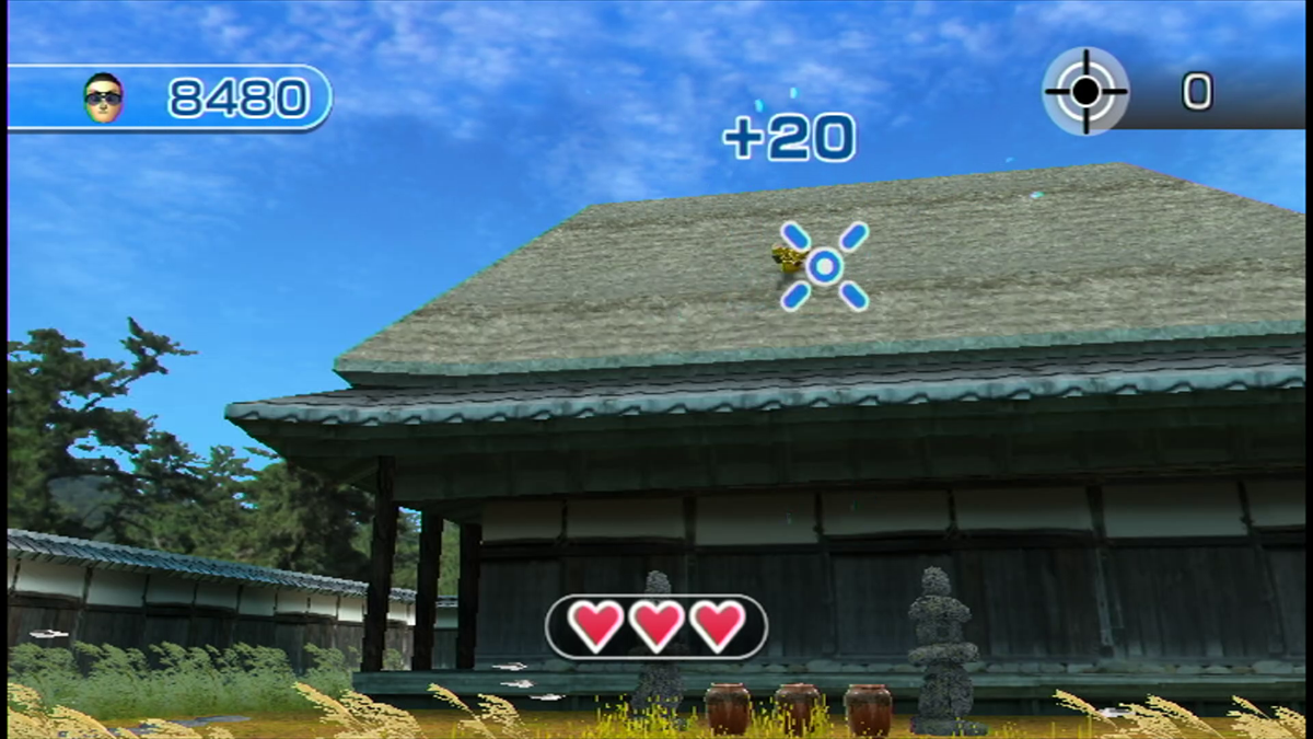 Wii Play: Motion (Wii) screenshot: Trigger Twist-Ninja Level