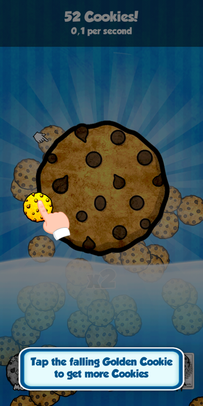 Cookie Clickers (Android) screenshot: Golden Cookie