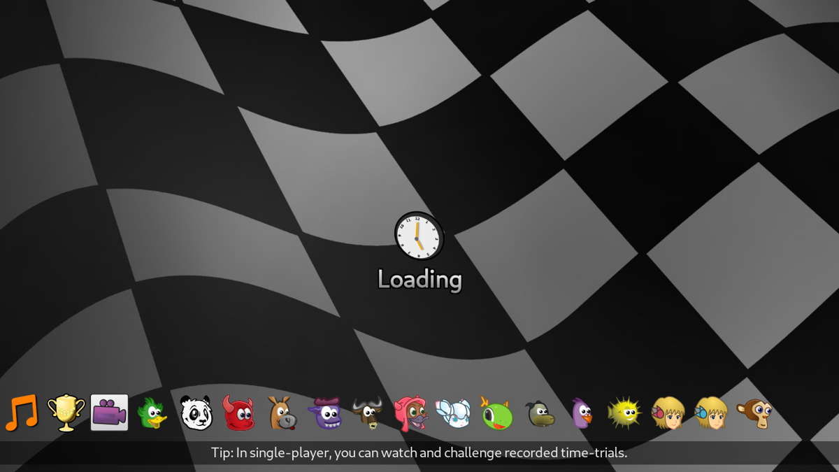 SuperTuxKart (Linux) screenshot: Loading Screen