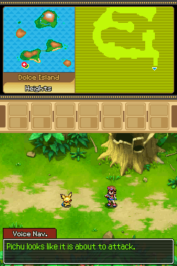 Pokémon Ranger: Guardian Signs (Nintendo DS) screenshot: I saw it earlier happen