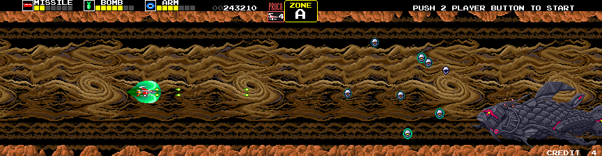 Darius (Arcade) screenshot: Fishy boss