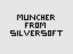 Muncher! (ZX81) screenshot: Title Screen.