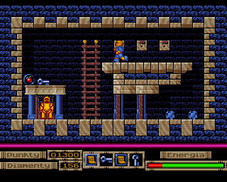 Atlantyda (Amiga) screenshot: Handles chamber