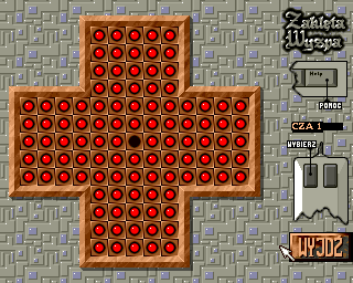 Zaklęta Wyspa (Amiga) screenshot: Przeskakiwanka
