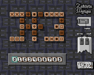 Zaklęta Wyspa (Amiga) screenshot: Grafmatematyczny