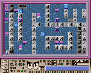 Syzyf (Amiga) screenshot: Level 16