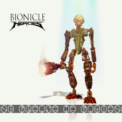 Bionicle Heroes (PlayStation 2) screenshot: This title screen comes after the animated sequences Promo version