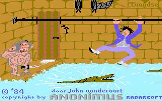 Anonimus (Commodore 64) screenshot: Loading screen