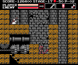 Vampire Killer (MSX) screenshot: This cane allows you to open several chests without a key until it expires