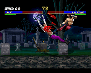 Mortal Kombat 3 (PlayStation) screenshot: That hurts