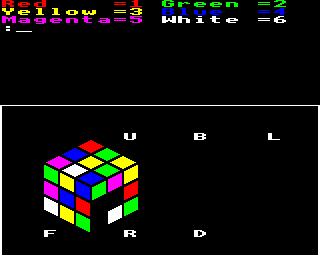 Cube Master (BBC Micro) screenshot: You can also draw your own cube