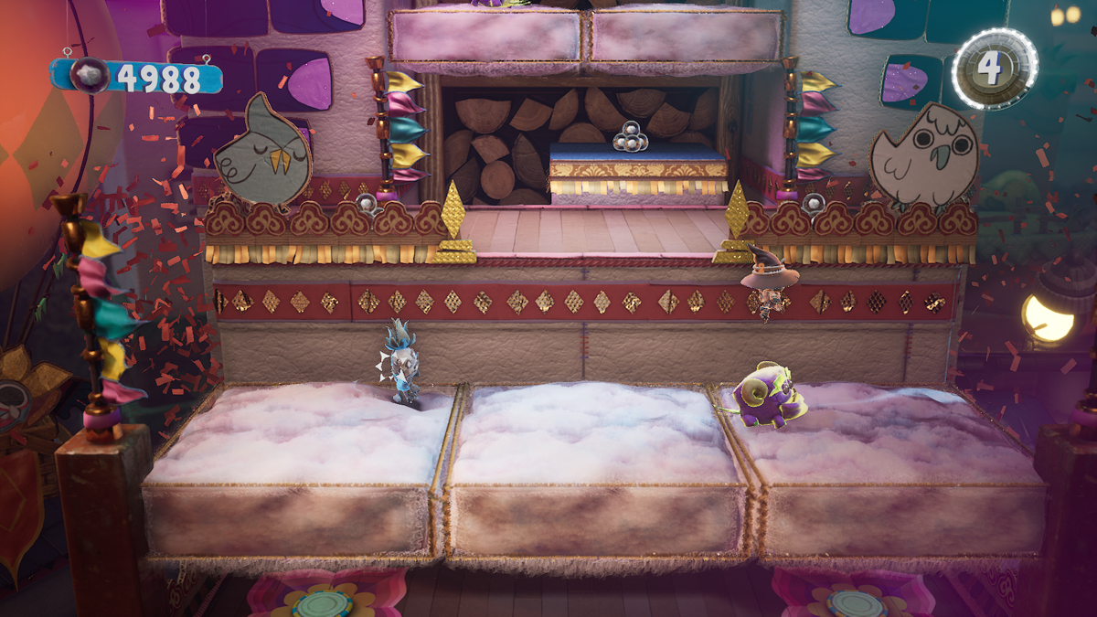 Sackboy: A Big Adventure (Windows) screenshot: You can jump through these pillows