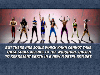 Mortal Kombat 3 (PlayStation) screenshot: New Mortal Kombat