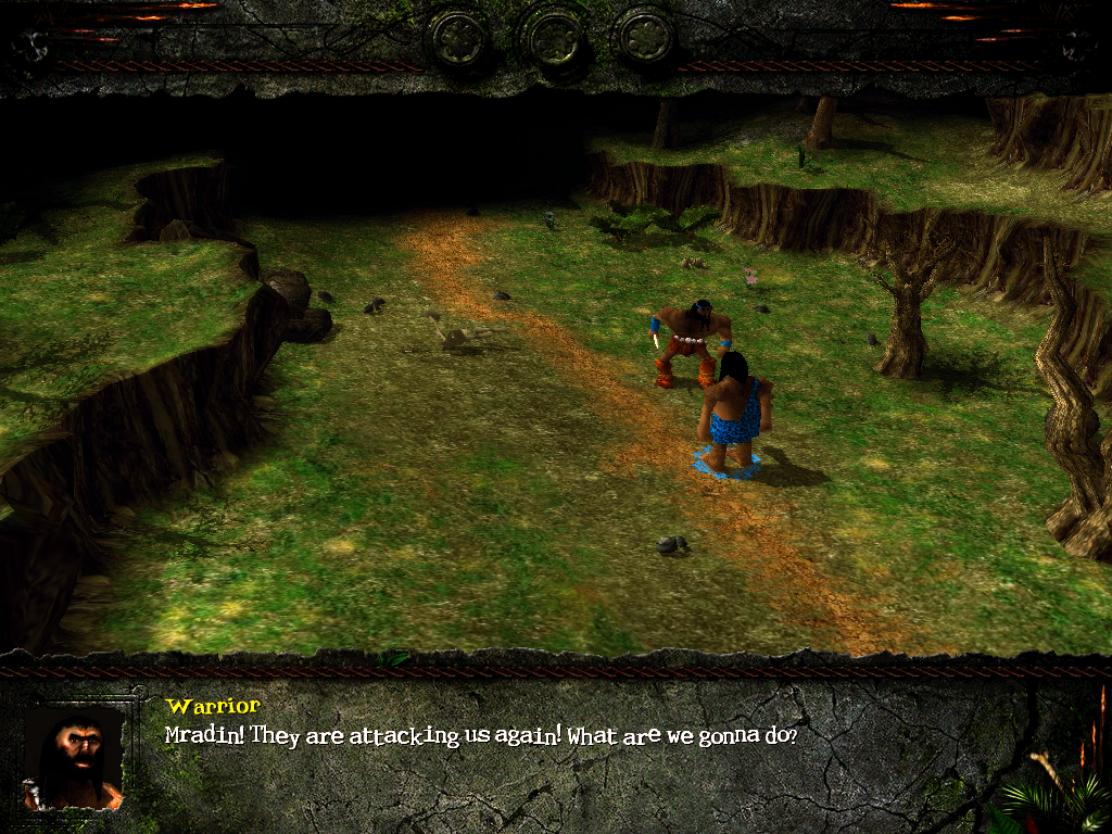 BC Kings (Windows) screenshot: The game starts with a <i>Warcraft III</i> like cinematic sequence.