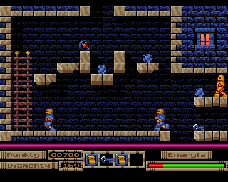 Atlantyda (Amiga) screenshot: Two runners