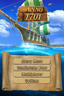Dawn of Discovery (Nintendo DS) screenshot: Title screen