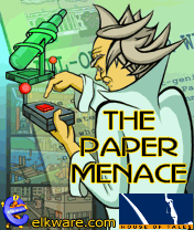 The Paper Menace (J2ME) screenshot: Title screen