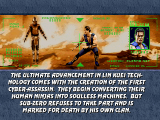 Mortal Kombat 3 (PlayStation) screenshot: Sub-Zero