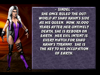Mortal Kombat 3 (PlayStation) screenshot: Sindel