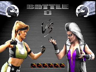 Mortal Kombat 3 (PlayStation) screenshot: Battle introduction