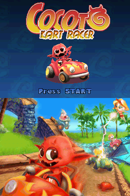 Cocoto: Kart Racer (Nintendo DS) screenshot: Title screen