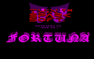 Fortuna (Amiga) screenshot: Title screen