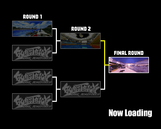BursTrick: Wake Boarding!! (PlayStation) screenshot: Final round.