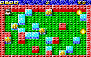 Iceblox Plus (Atari ST) screenshot: Level 3