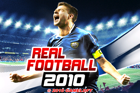 Real Soccer 2010 (iPhone) screenshot: Title screen
