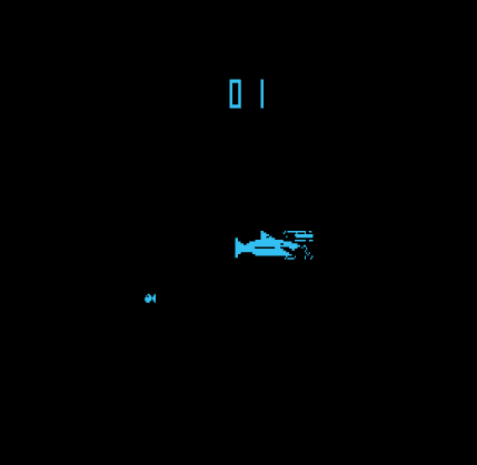 Screenshot of Shark JAWS (Arcade, 1975) - MobyGames